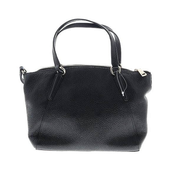 Coach Kelsey Satchel Black Pebbled Leather Retail - Picture 3 of 3